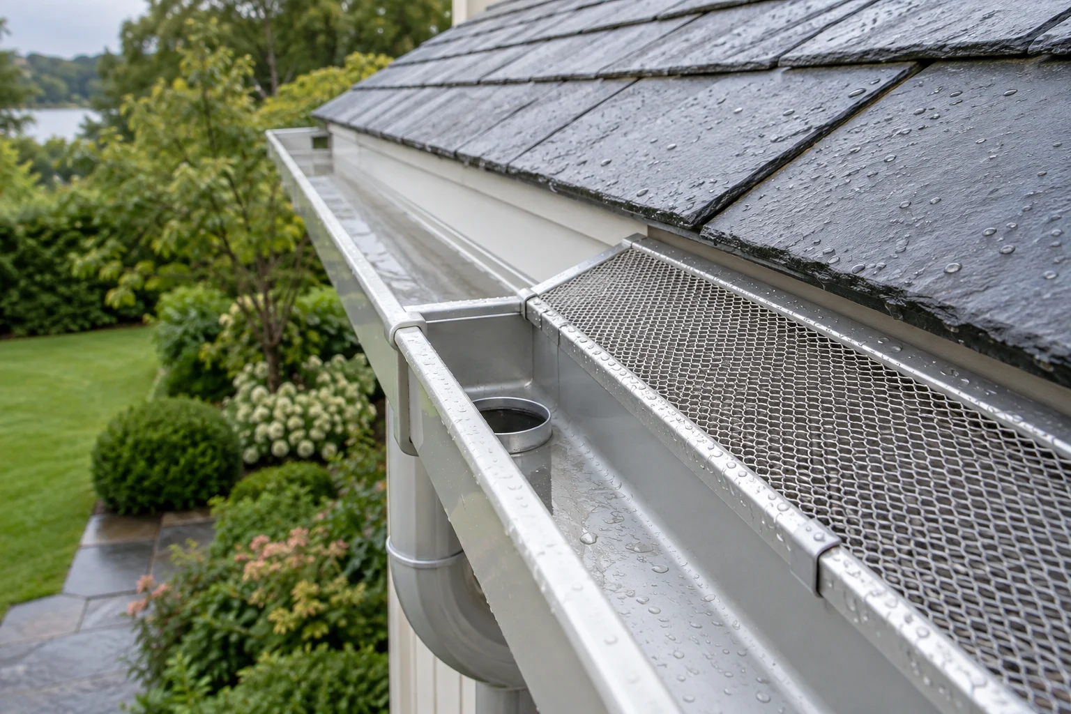 Gutters material and project detail