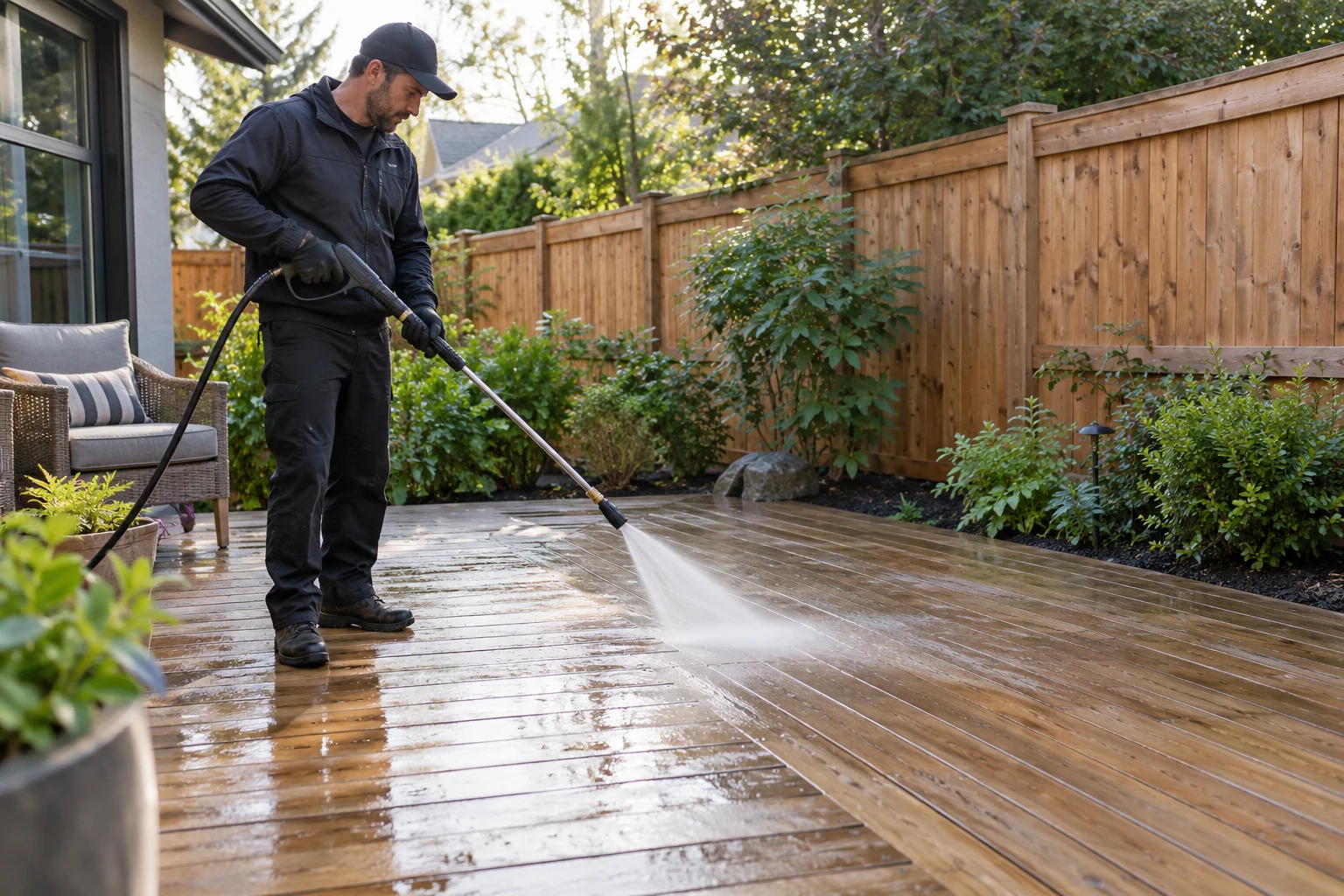 Pressure Washing material and project detail